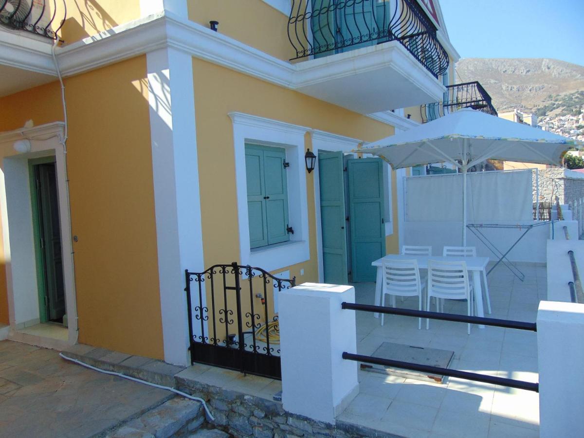 Villas Danezis - New Marina , Symi Exteriör bild
