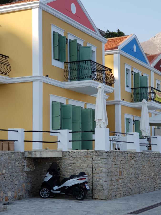 Villas Danezis - New Marina , Symi Exteriör bild