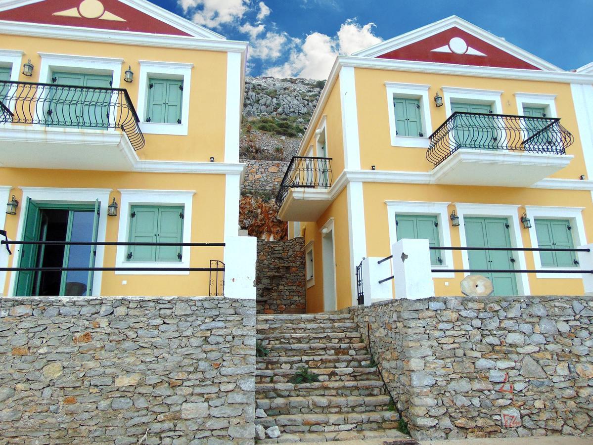 Villas Danezis - New Marina , Symi Exteriör bild